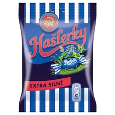 Hašlerky Extra Silné cukríky s príchuťou bylín a mentolu 90 g