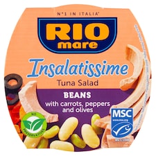 Rio Mare Insalatissime Hotový pokrm z fazule, zeleniny a tuniaka 160 g