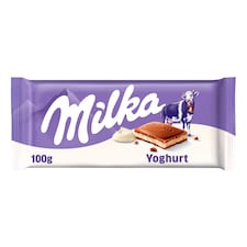 Milka Yoghurt mliečna čokoláda z alpského mlieka s jogurtovou náplňou 100 g