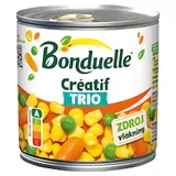 Bonduelle Créatif Trio zeleninová zmes v mierne slanom náleve 400 g