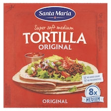 Santa Maria Original Medium pšeničná tortilla 8 ks 320 g