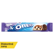 Milka tyčinka Oreo s kúskami sušienok v mliečnej čokoláde 37 g