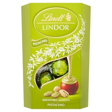 Lindt Lindor Mliečna čokoláda s jemnou pistáciovou náplňou 200 g