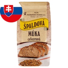 Mlyn Pohronský Ruskov Špaldová múka celozrnná 800 g