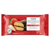 Medový perník s náplňou s jahodami v tmavej poleve 60 g
