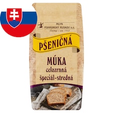 Mlyn Pohronský Ruskov Pšeničná múka celozrnná špeciál stredná 800 g