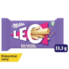 Milka tyčinka Leo s oblátkami v bielej čokoláde 33,3 g