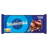 ORION Študentská pečať Mliečna čokoláda s arašidmi, hrozienkami a želé 170 g