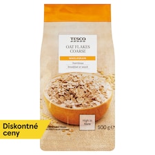 Celozrnné ovsené vločky, hrubé 500 g