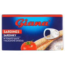 Giana Sardinky v paradajkovej omáčke 125 g