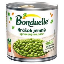 Bonduelle Hrášok jemný upravený na pare 320 g