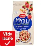 Emco Mysli na Zdraví Chrumkavé čučoriedky a maliny 750 g