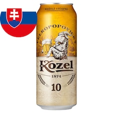 Velkopopovický Kozel 10 pivo výčapné svetlé 500 ml