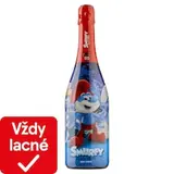 Šmolkovia Party Drink sýtený nealkoholický nápoj s príchuťou lesné ovocie 750 ml
