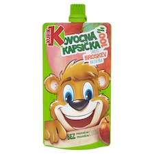 Kubík 100% ovocná kapsička jablko, broskyňa 100 g
