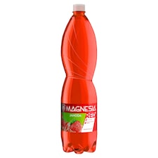 Magnesia Red Minerálna voda s príchuťou jahody sýtená 1,5 l