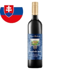 Château Topoľčianky Frankovka modrá slovenské odrodové suché červené víno 1,0 l