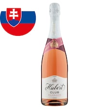 Hubert Club Akostné šumivé víno ružové polosladké 0,75 l
