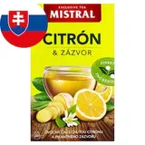 Mistral Citrón & zázvor ovocný čaj 40 g