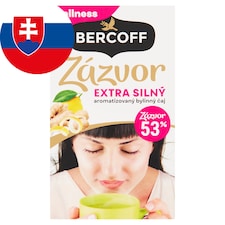 Bercoff Wellness Zázvor extra silný aromatizovaný bylinný čaj 20 x 2 g
