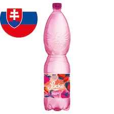 Lucka Tvoj vodný anjel Pramenitá voda jemne perlivá malina a šípka 1,5 l