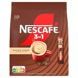 NESCAFÉ 3in1 Brown Sugar, instantná káva, 10 vrecúšok x 16,5 g (165 g)