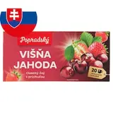 Popradský Višňa jahoda ovocný čaj s príchuťou 40 g