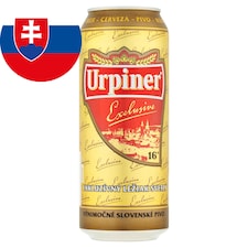 Urpiner Exlusive 16° exkluzívny ležiak svetlý 500 ml