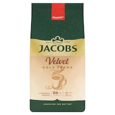 Jacobs Velvet Gold Crema zrnková káva 1000 g