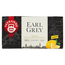 TEEKANNE Earl Grey Lemon, čierny čaj aromatizovaný, 20 vrecúšok, 33 g