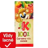 Kubík 100% červený mix ovocia 200 ml