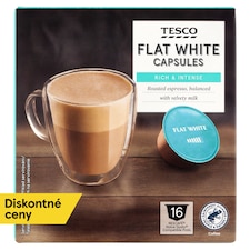 Flat White instantná káva so sušeným plnotučným mliekom a cukrom 16 x 11,7 g (187,2 g)