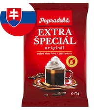 Popradská Extra špeciál pražená mletá káva 75 g