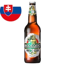 Radegast Rázná 10 pivo výčapné svetlé 0,5 l