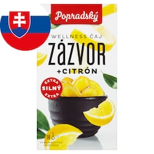 Popradský Wellness Čaj zázvor + citrón 36 g