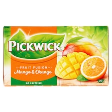 Pickwick Fruit Fusion Ovocný čaj s pomarančovým oplodím a mangom 20 x 1,75 g (35 g)