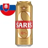 Šariš Žiarivá 12 pivo ležiak svetlý 500 ml