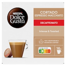 NESCAFÉ Dolce Gusto Cortado Decaffeinato - káva v kapsulách - 16 ks
