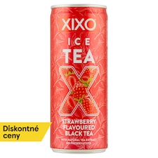 Xixo Jahodový ľadový čaj s 1% obsahom ovocnej šťavy 250 ml