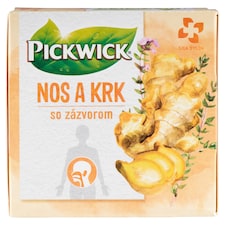 Pickwick Nos a krk so zázvorom bylinný čaj 10 x 2 g (20 g)