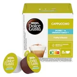 NESCAFÉ Dolce Gusto Cappuccino Skinny Unsweetened - káva v kapsulách - 16 ks