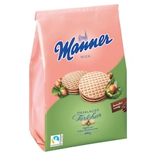 Manner Tortičky, chrumkavé oplátky s kakaovo-lieskovcovou náplňou 400 g