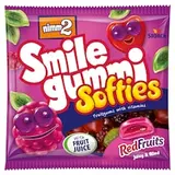 nimm2 Smilegummi Softies Red Fruits mäkké plnené želé s ovocnou príchuťou a vitamínmi 90 g