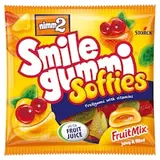 nimm2 Smilegummi Softies Fruit Mix mäkké plnené želé s ovocnou príchuťou a vitamínmi 90 g