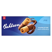 Bahlsen Oblátkové trubičky polomáčané v mliečnej čokoláde 100 g