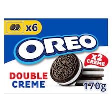 Oreo sušienky Double Creme s dvojitou vanilkovou náplňou 170 g