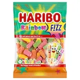 Haribo Rainbow F!ZZ želé s ovocnou a melónovou príchuťou 85 g