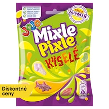 JOJO Mixle Pixle Kyslé želé cukríky s ovocnými príchuťami 80 g