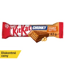 KitKat Chunky čokoládová tyčinka s oblátkou a arašidovou náplňou, 42 g