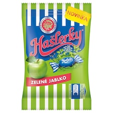Hašlerky Zelené Jablko, cukríky s príchuťou bylín, mentolu a jabĺk 90 g
